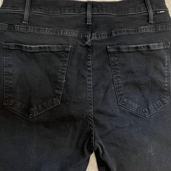 MOTHER The Hustler Ankle Fray - Size 31 Black - Picture 4 of 7